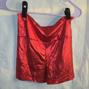 Shimmering Red Women's Shorts